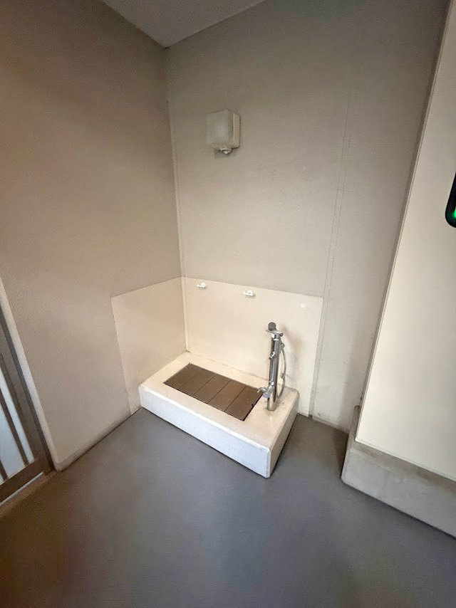 ペット足洗い場