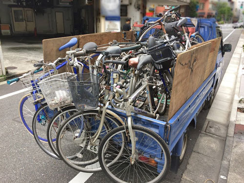 不要自転車の撤去